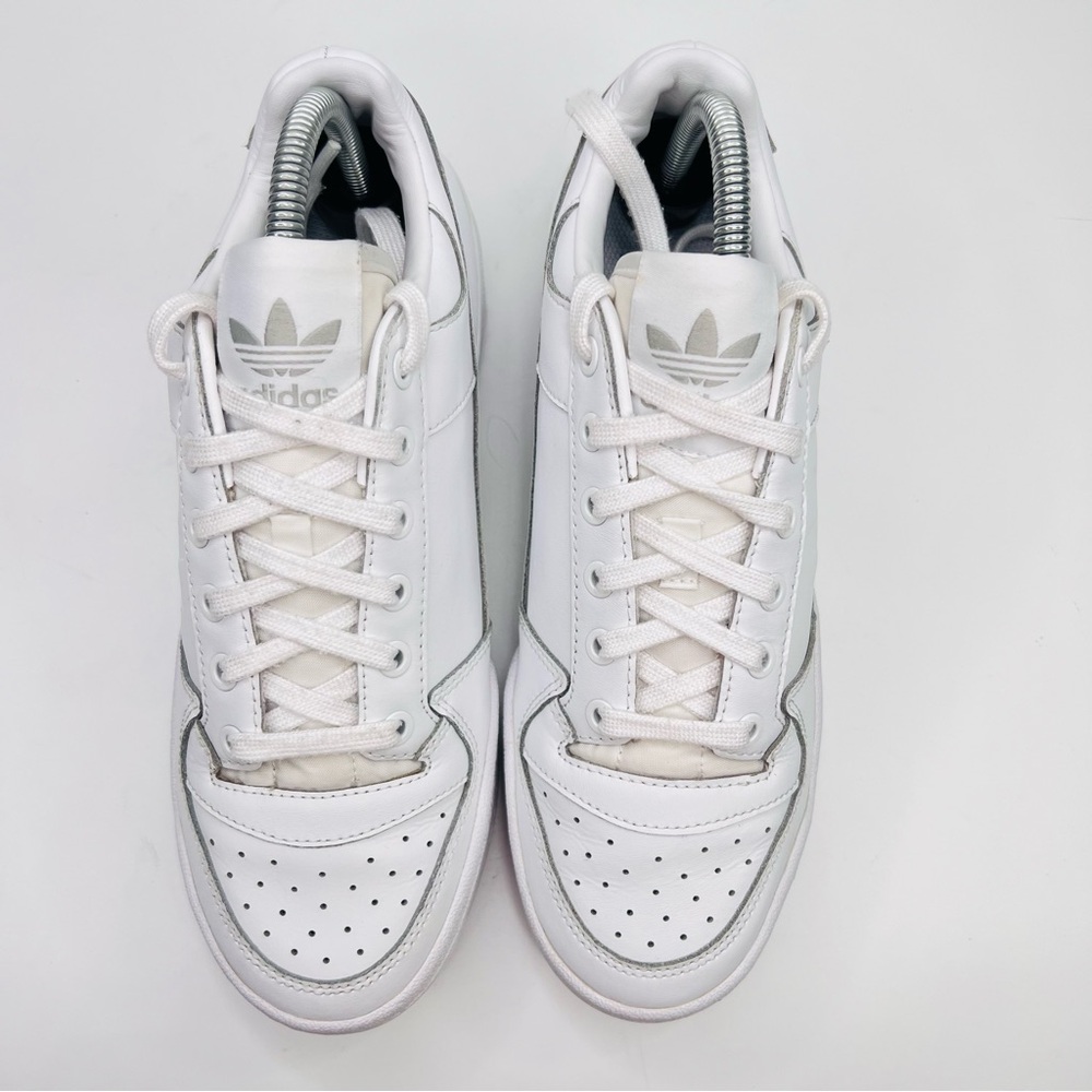 Adidas Originals Forum Bold Triple White Leather Lace Up Platform Sneake… - Picture 11 of 16